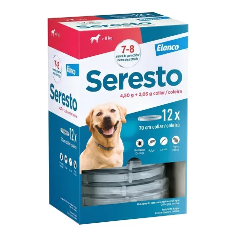 Protección antipulgas y antigarrapatas con collar Seresto Clínico