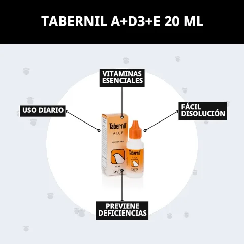 Présentation complète de TABERNIL A+D3+E chez La Tribu Animale