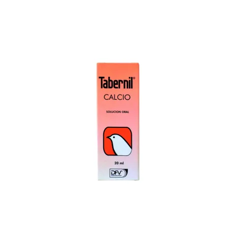 Etiqueta frontal del producto TABERNIL CALCIO 20 ML en Mar Mascotas