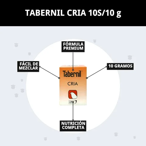 Suplemento TABERNIL CRÍA junto a otros productos para aves en Mar Mascotas