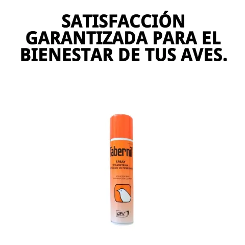 Modo de uso de Tabernil Spray Tetra-But en aves domésticas