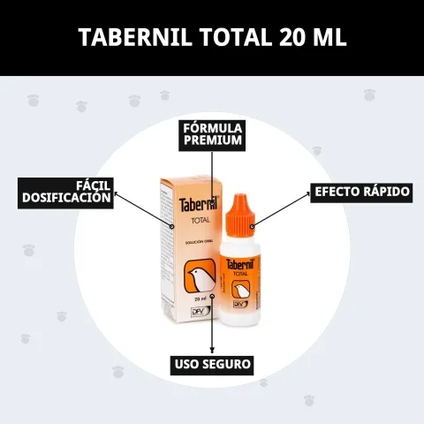 Détail du logo La Tribu Animale sur le flacon de TABERNIL TOTAL