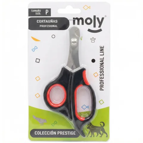 Lateral de tijeras cortauñas para mascotas pequeñas de acero inoxidable