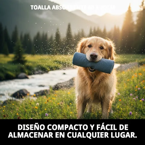 Comparativa tamaño de toalla absorbente con mano humana