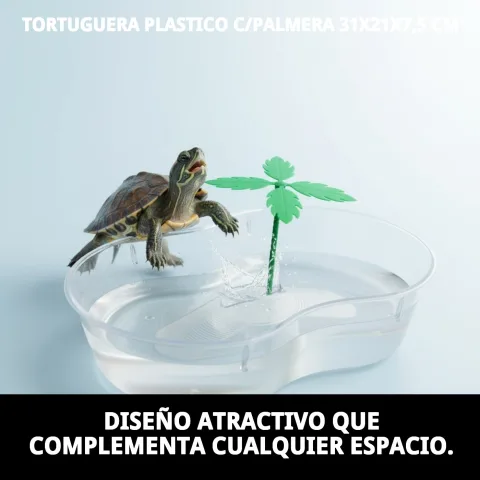 Accessoire pour tortues aquatiques au design naturel