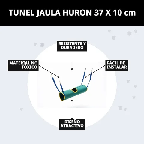 Accesorio para enriquecimiento ambiental de hurones