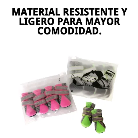 Zapatos Moly Mascota T-M con diseño reflectante para mayor seguridad