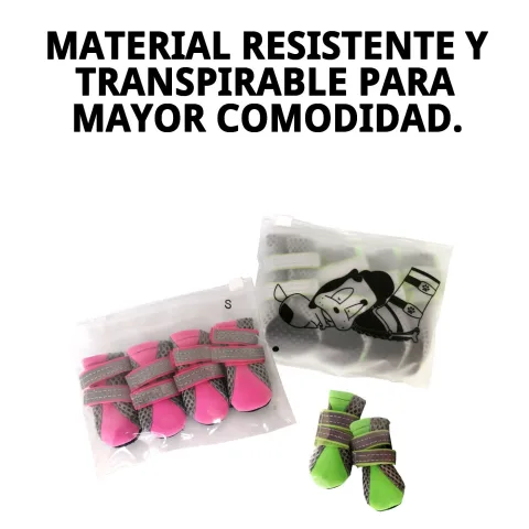 Zapatos Moly Mascota T-S con material transpirable lateral
