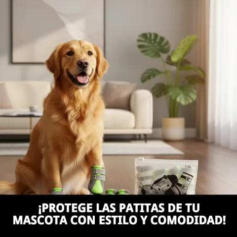 Zapatos Moly Mascota T-XL en pata de perro grande