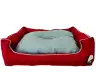 CUNA RECT. CHENILLA ROJA T-4 87*70*24