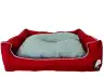 CUNA RECT. CHENILLA ROJA T-5 100*84*26