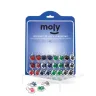 Expositor de 24 Placas Identificativas con Huella | Accesorios para Mascotas – Moly