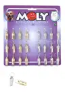 Expositor de 24 Portadirecciones para Collar de Perro y Gato | Identificación Segura – Moly