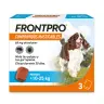FRONTPRO 68 MG COMPRIMIDOS MASTICABLES PARA PERROS DE 10 A 25 KG | 3 COMPRIMIDOS | ANTIPARASITARIO CONTRA PULGAS Y GARRAPATAS