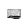 Jaula Metálica Grande para Perros 93×57×64 cm Moly | Resistente, Segura y Plegable