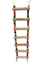 JUGUETE INTERACTIVO ESCALERA PASARELA MADERA COLORES 10x46 CM