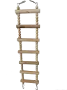 JUGUETES PARA PÁJAROS INTER ESCALERA MADERA 10X46CM-6 UNIT