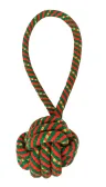 Lanceur balle Chia 22 cm Moly | Jouet pour chiens actifs avec balle résistante