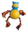Mordeur Hippopotame 21 cm Moly pour chiens | Jouet résistant et stimulant à mâcher