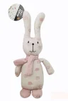 Peluche Lapin Trendy pour Chiens 25 cm Moly | Jouet Doux avec Son et Design Moderne